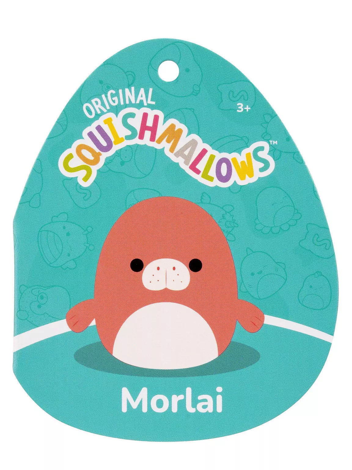 16" Squishmallows Morlai Coral Manatee - Image 6