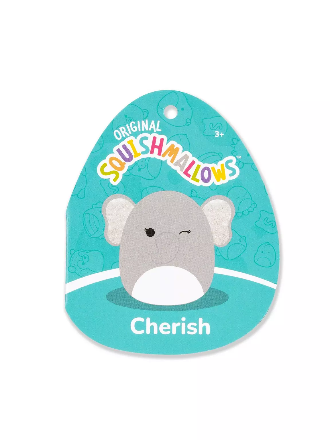 7.5" Squishmallows Cherish Grey Elephant - Image 5