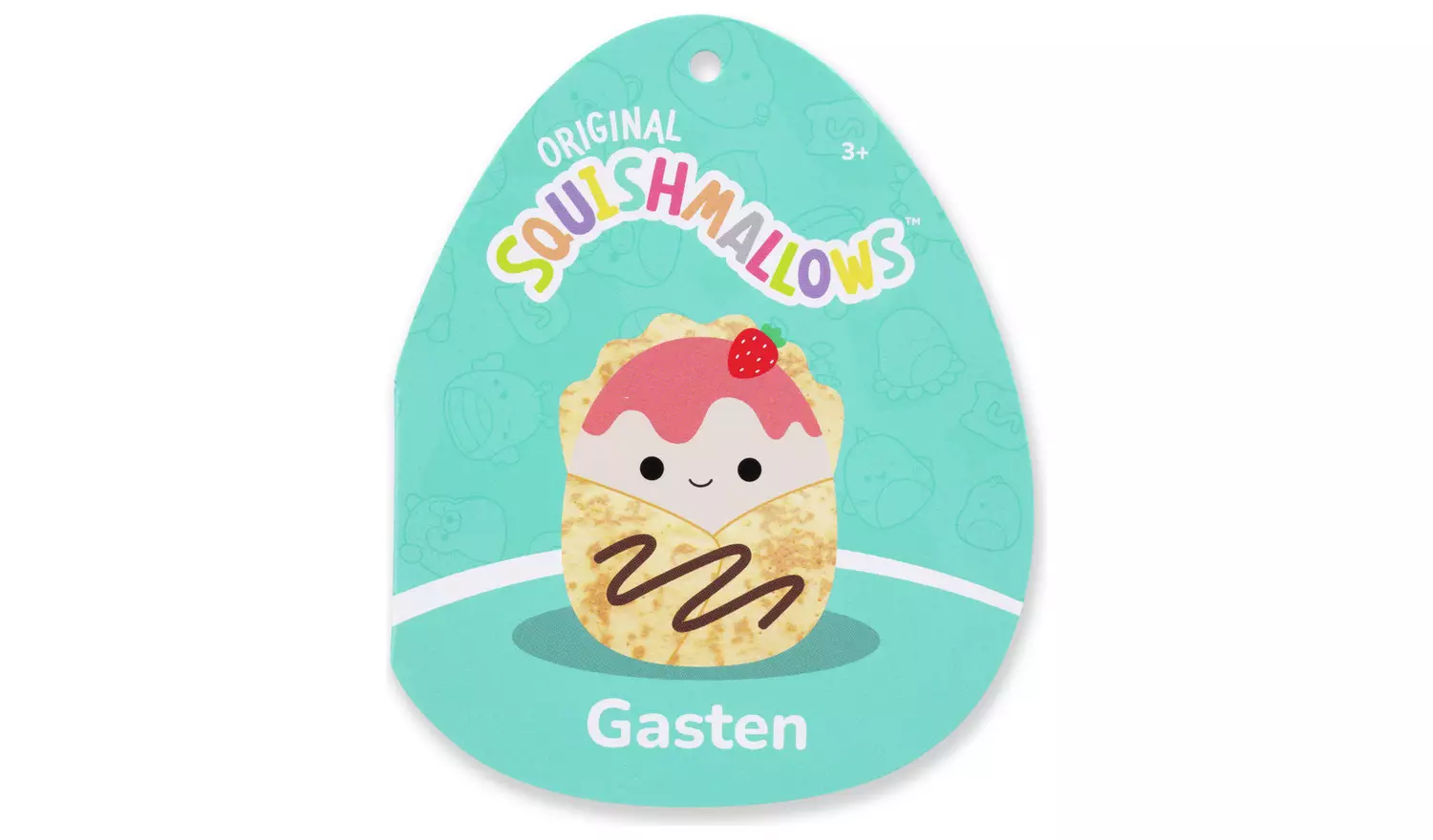7.5" Squishmallows Gasten Strawberry Crepe - Image 5
