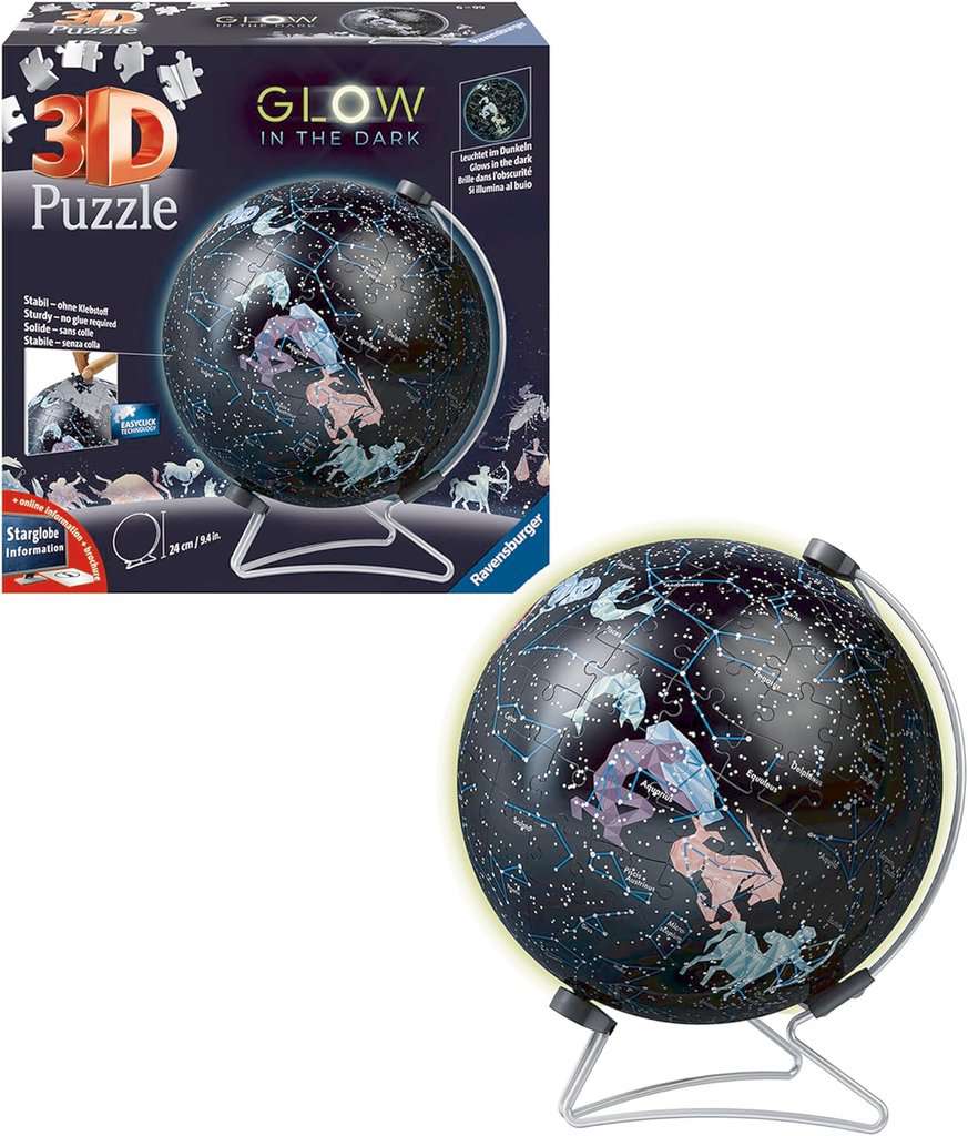 Ravensburger Star Globe GITD 180 Piece 3D Jigsaw Puzzle - Image 3