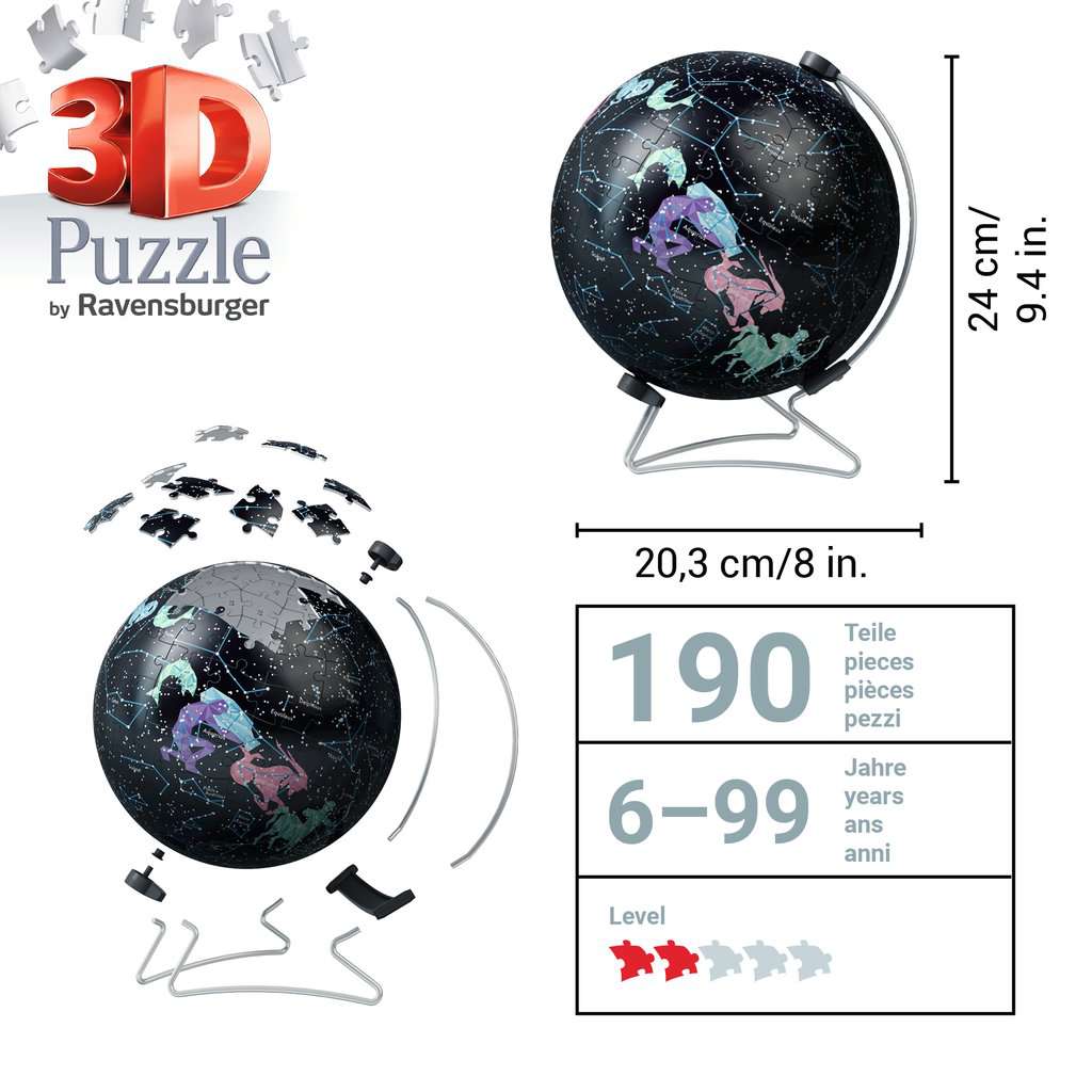 Ravensburger Star Globe GITD 180 Piece 3D Jigsaw Puzzle - Image 5
