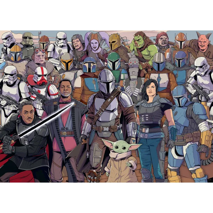 Ravensburger Starwars The Mandalorian Challenge 1000 Piece Jigsaw Puzzle - Image 2