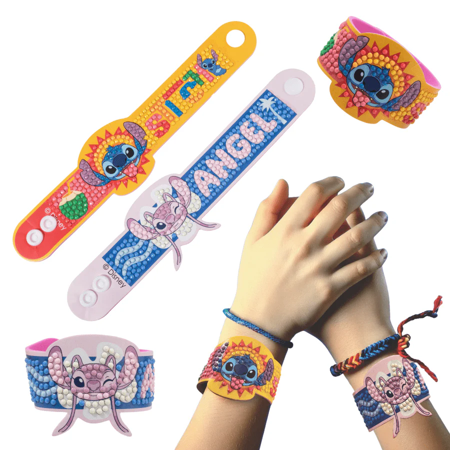 Stitch & Angel Crystal Art Friendship Bracelet - Image 6