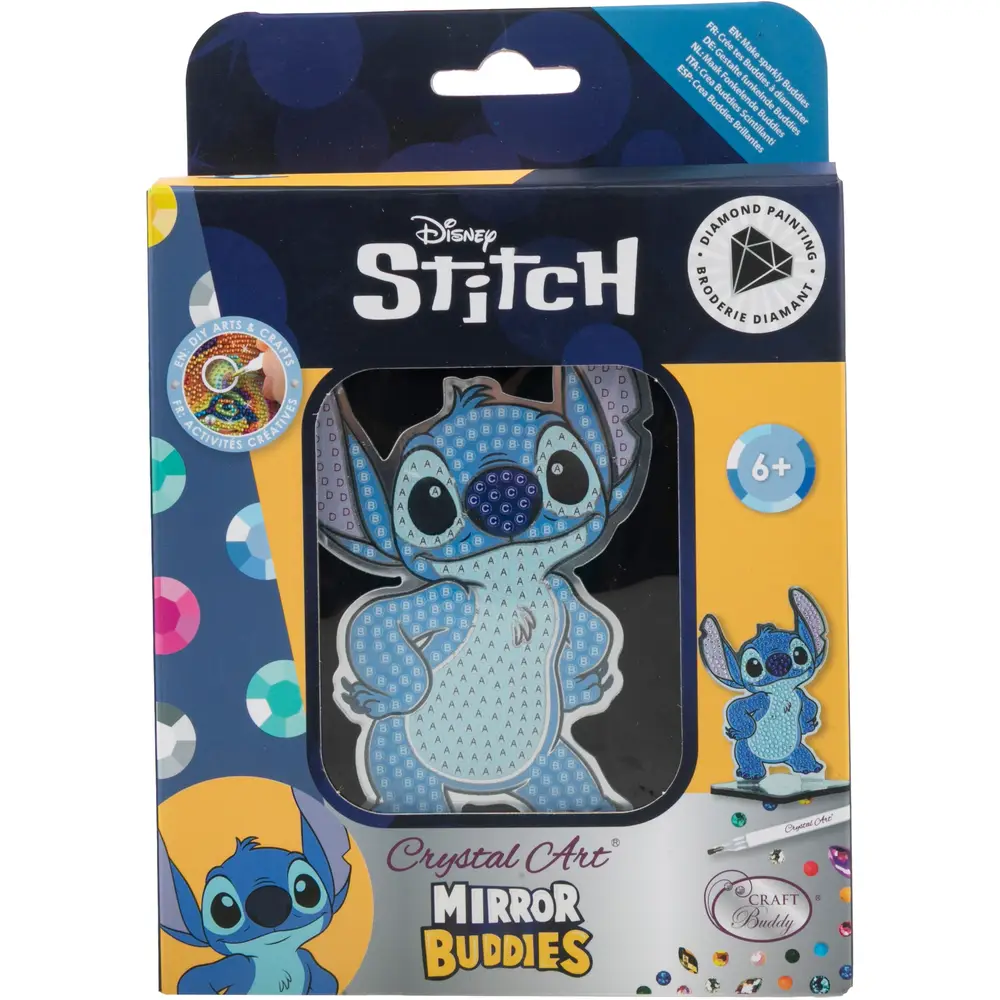 Stitch, Crystal Art Mirror Buddy