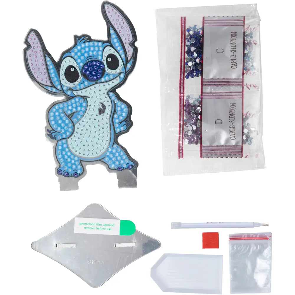Stitch, Crystal Art Mirror Buddy - Image 5