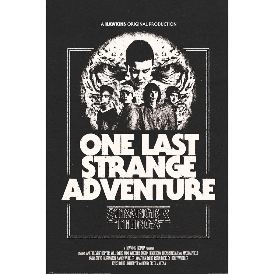 Stranger Things 5 (One Last Adventure) Maxi Poster