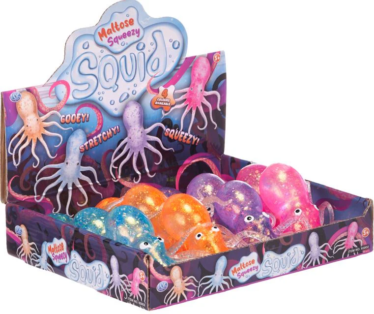 Sugar Maltose Squid Squishy 14cm Fidget Toy - Image 2