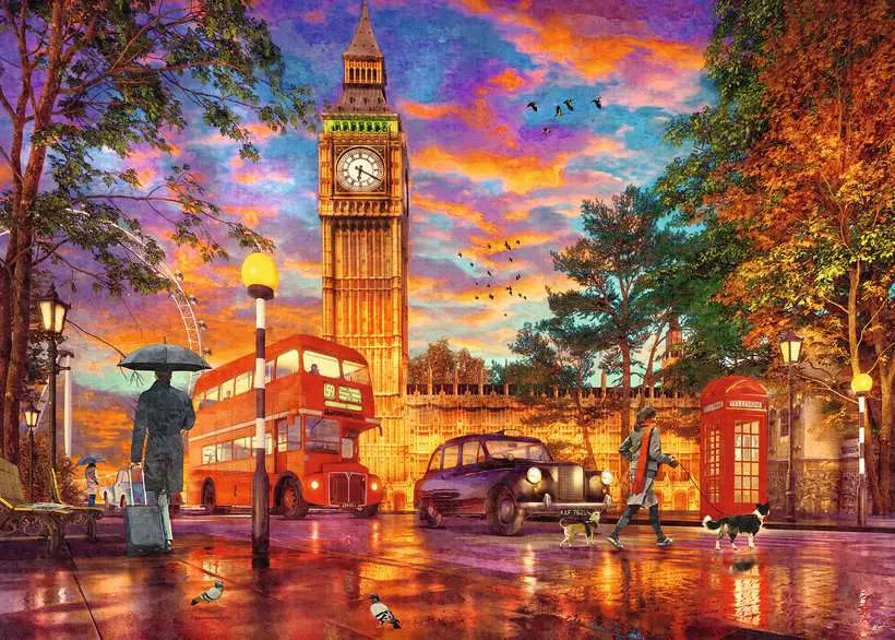 Ravensburger Sunset at Parliament Square 1000 Piece Jigsaw Puzzle - Image 2