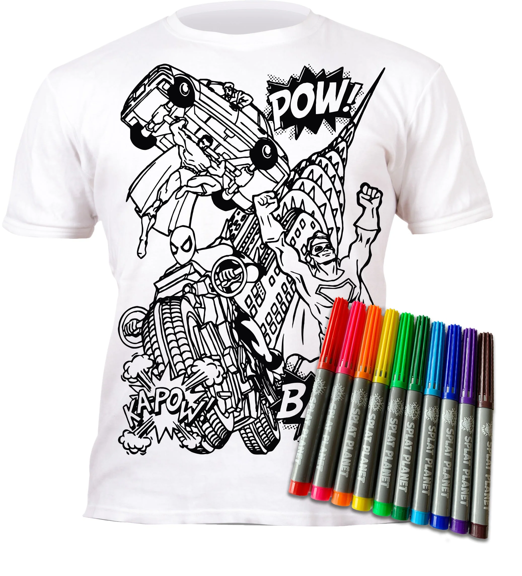 Superhero Colour In T-Shirts - Image 2