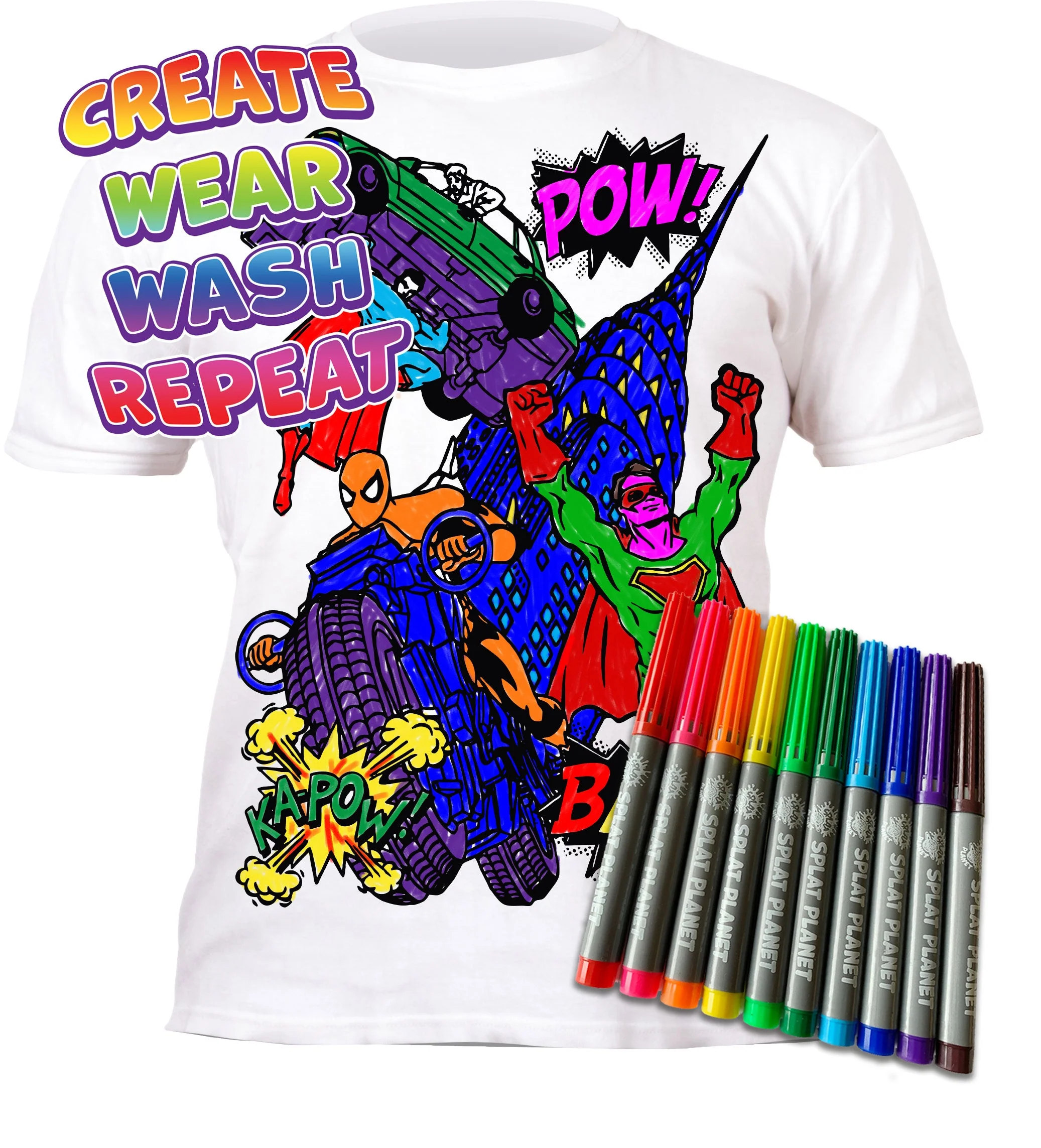 Superhero Colour In T-Shirts - Image 4