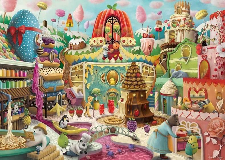 Ravensburger Sweet Street 1000 Piece Jigsaw Puzzle - Image 2