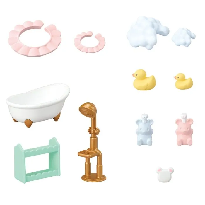 Sylvanian Families Bath Time Bubble Siblings - Image 3