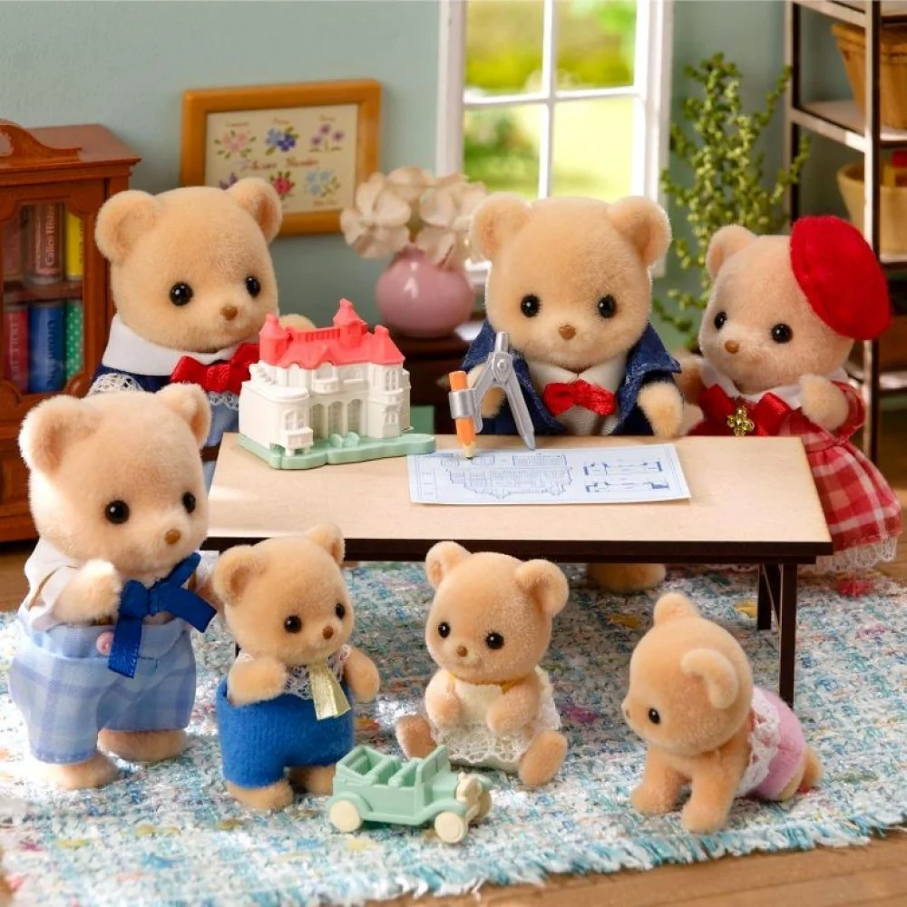 Sylvanian Families Biscuit Bear Family - Image 4