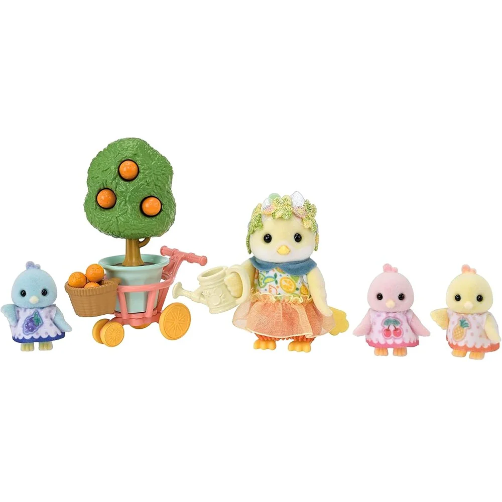 Sylvanian Families Citrus Bird Family - Image 2