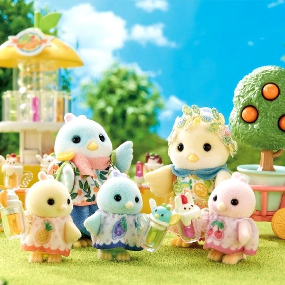 Sylvanian Families Citrus Bird Family - Image 3