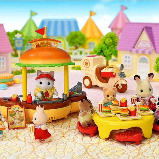 Sylvanian Families Hamburger Stand - Image 3
