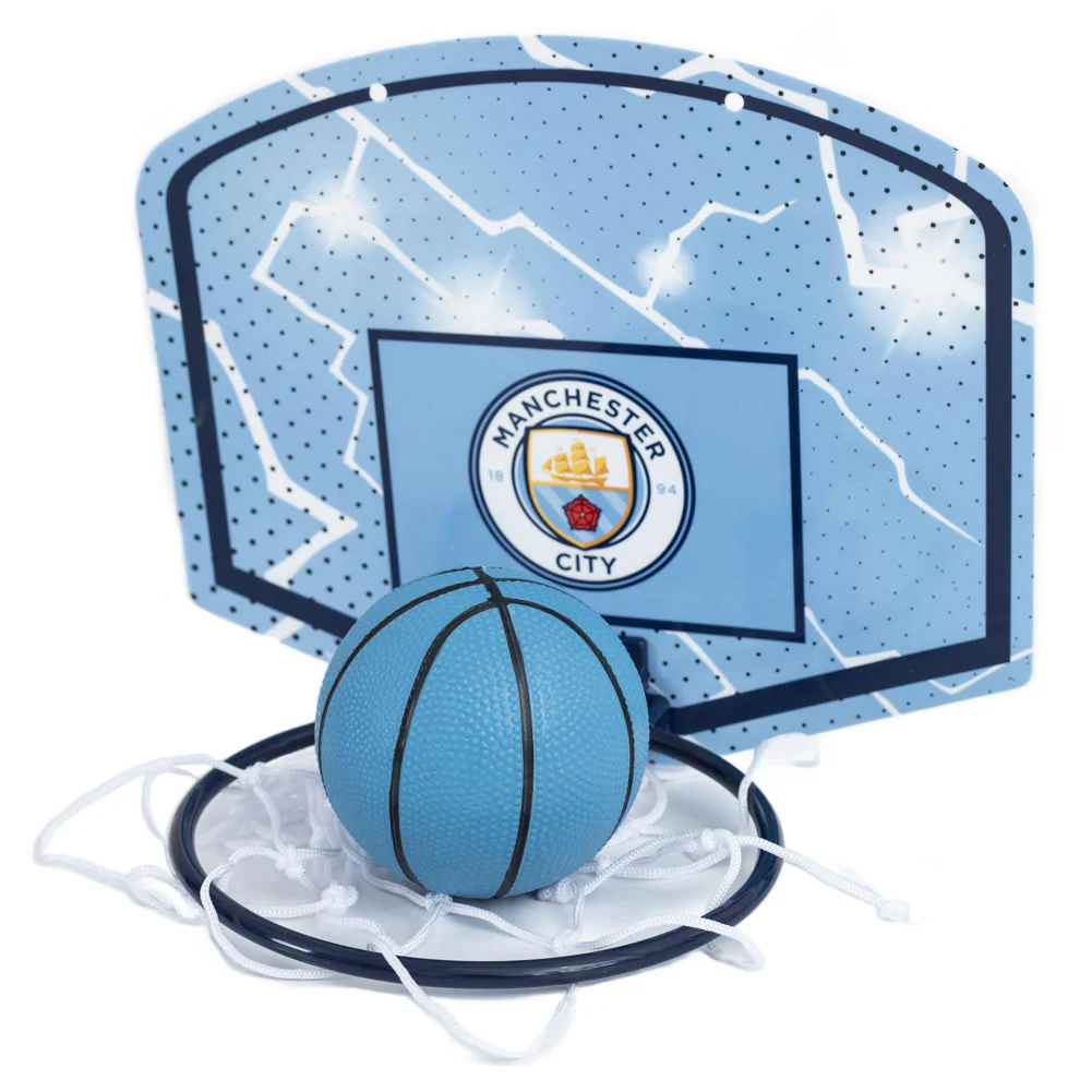 Team Merchandise Mini Basketball Set Man City - Image 2