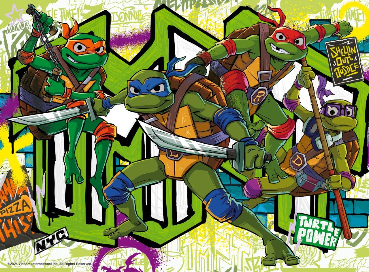 Ravensburger Teenage Mutant Ninja Turtles XXL 200 Piece Jigsaw Puzzle - Image 2