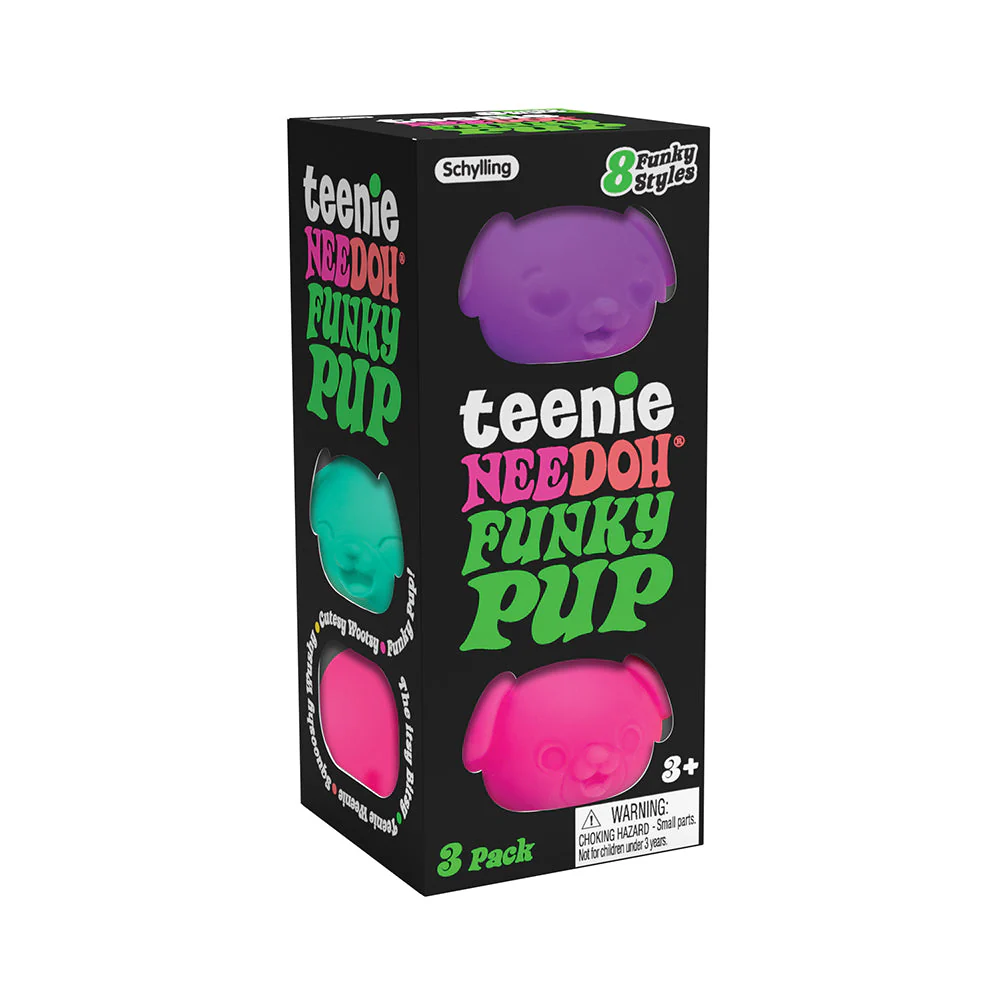 Teenie Needoh Funky Pups 3 Pack