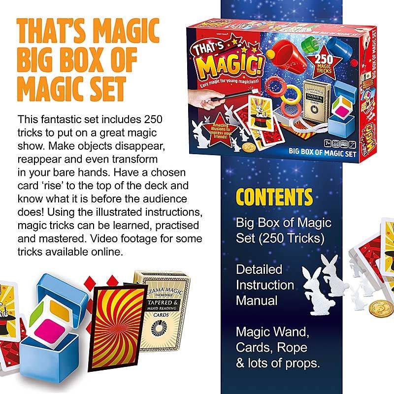 Thats Magic Big Box of Magic Set 250 Tricks - Image 5