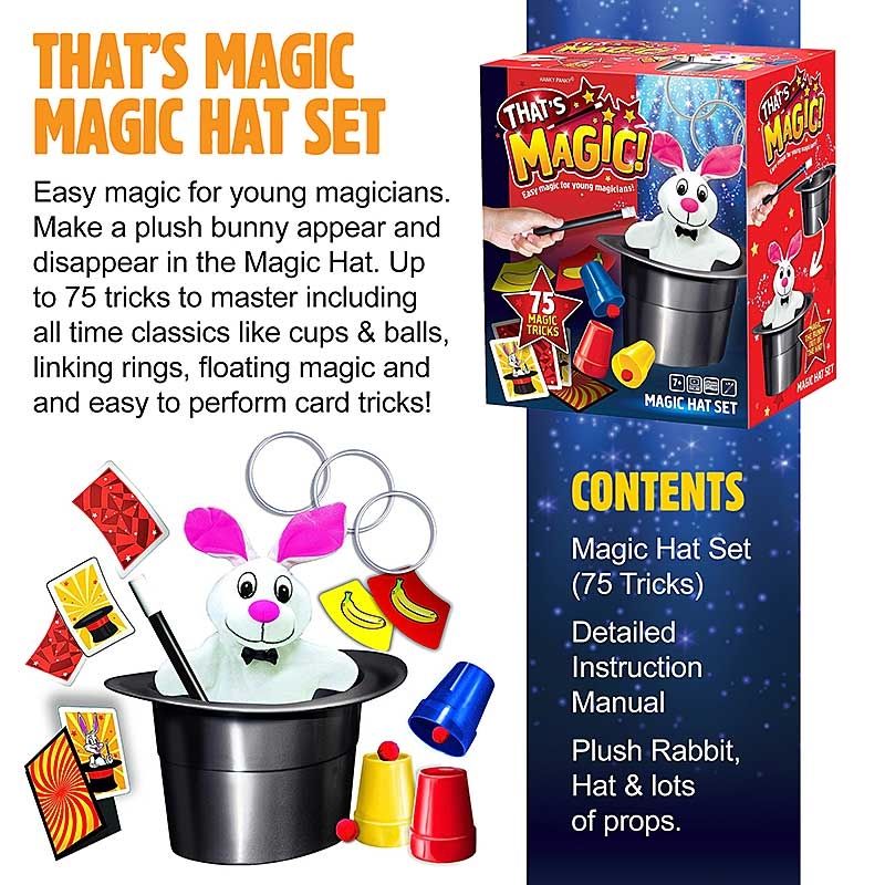 Thats Magic Magic Hat Set 75 Tricks - Image 2