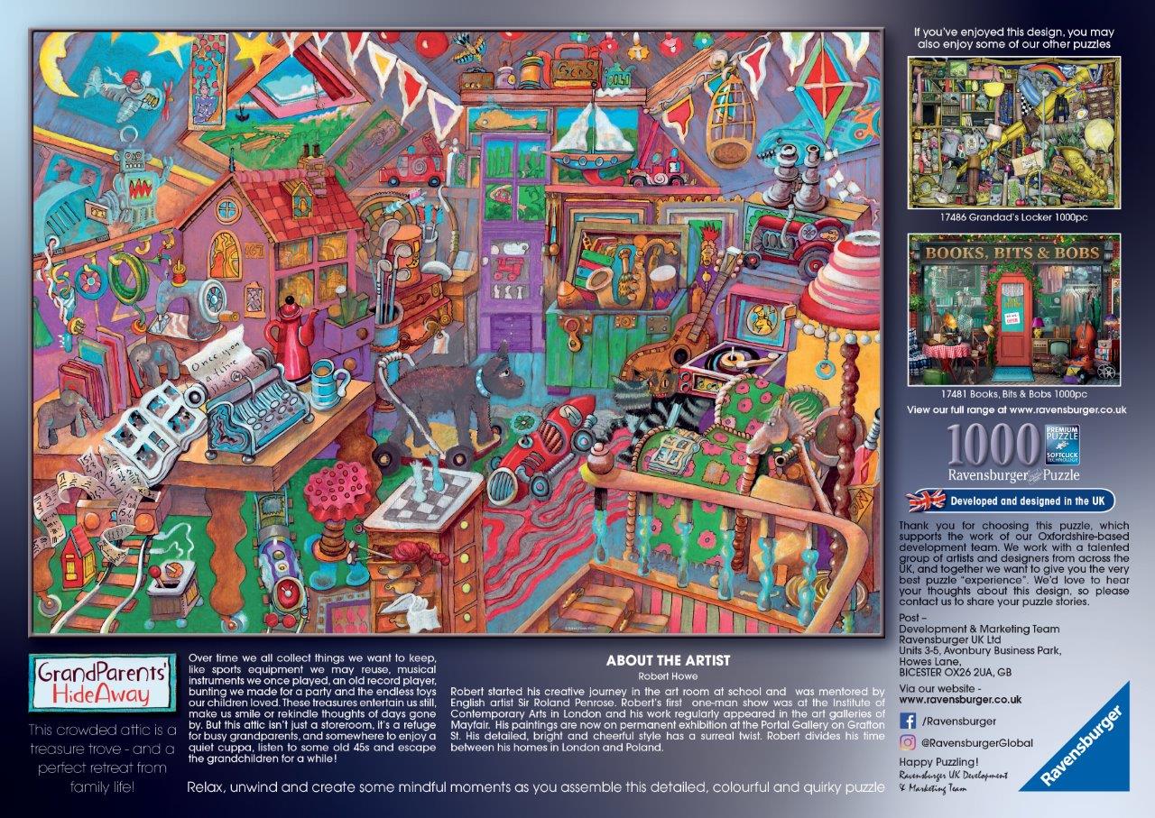 Ravensburger Grandparent's Hideaway 1000 Piece Jigsaw Puzzle - Image 3