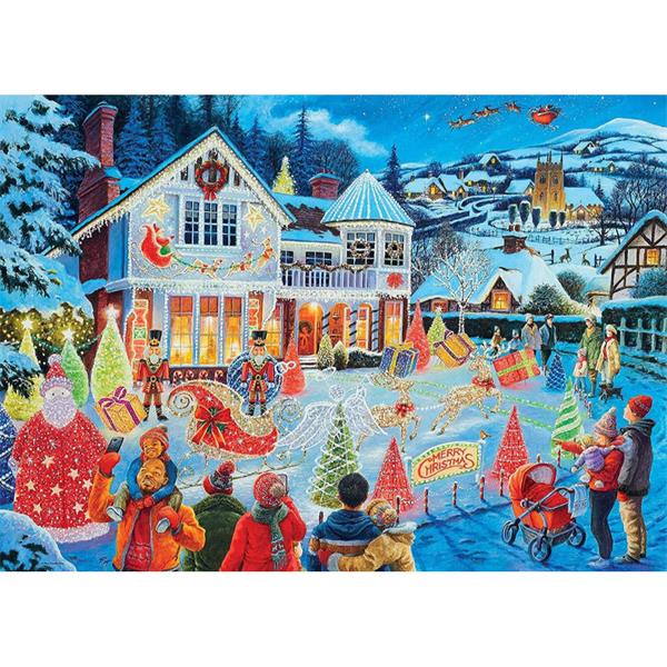 Ravensburger The Christmas House Limited Edition 2021 1000 Piece Jigsaw Puzzle - Image 2