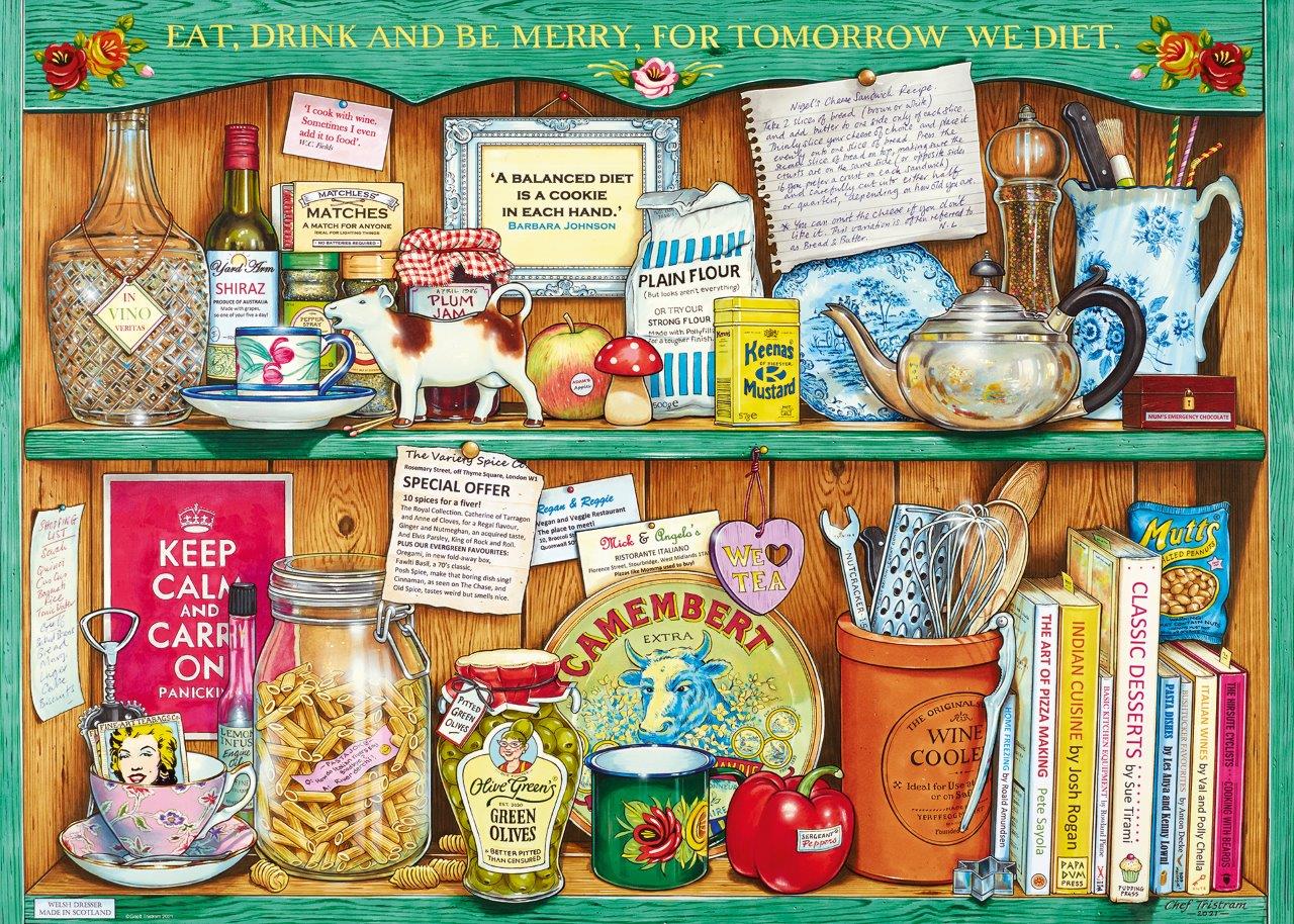Ravensburger The Cook's Cabinet No.2 1000 Piece Jigsaw Puzzle - Image 2