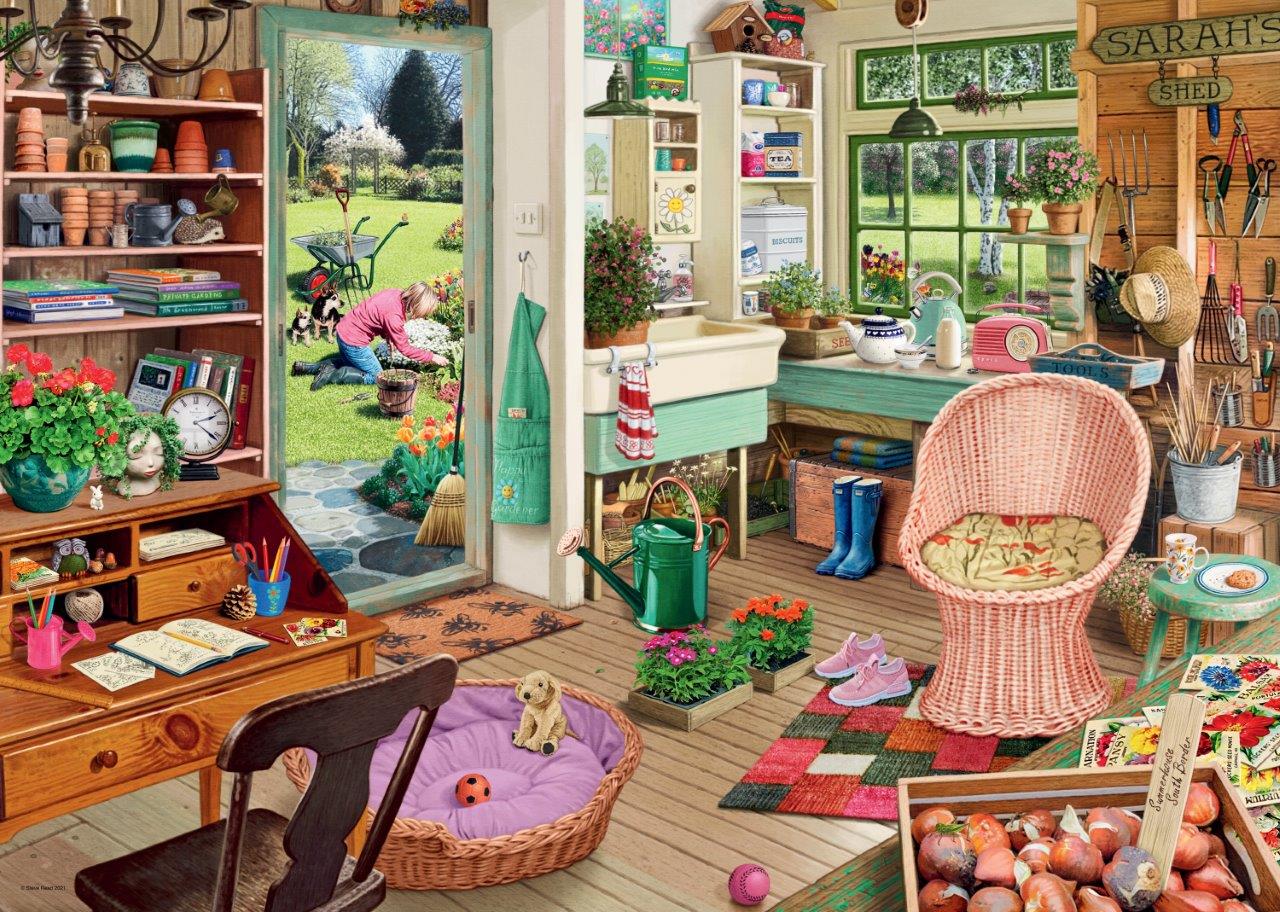 Ravensburger The Garden Shed 1000 Piece Jigsaw Puzzle - Image 2