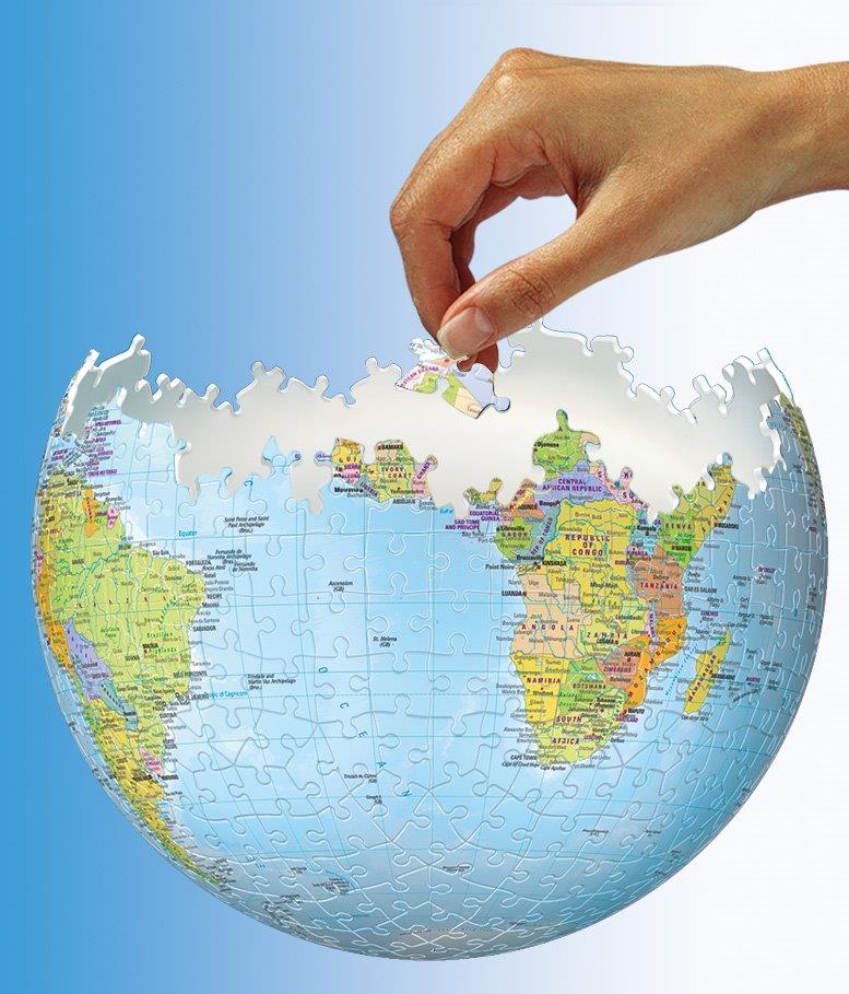 Ravensburger The World on V-Stand 540 Piece 3D Jigsaw Puzzle - Image 5