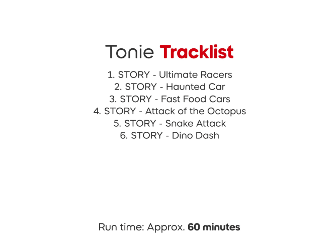 Tonies Hotwheels Lets Race - Image 2