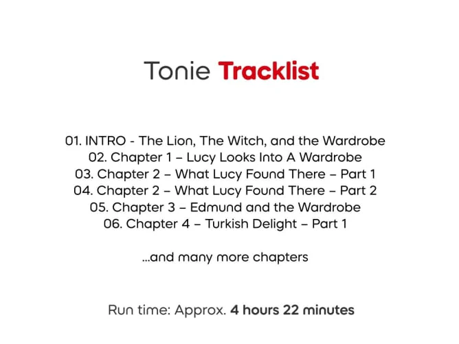Tonies The Lion The Witch And The Wardrobe - Image 5