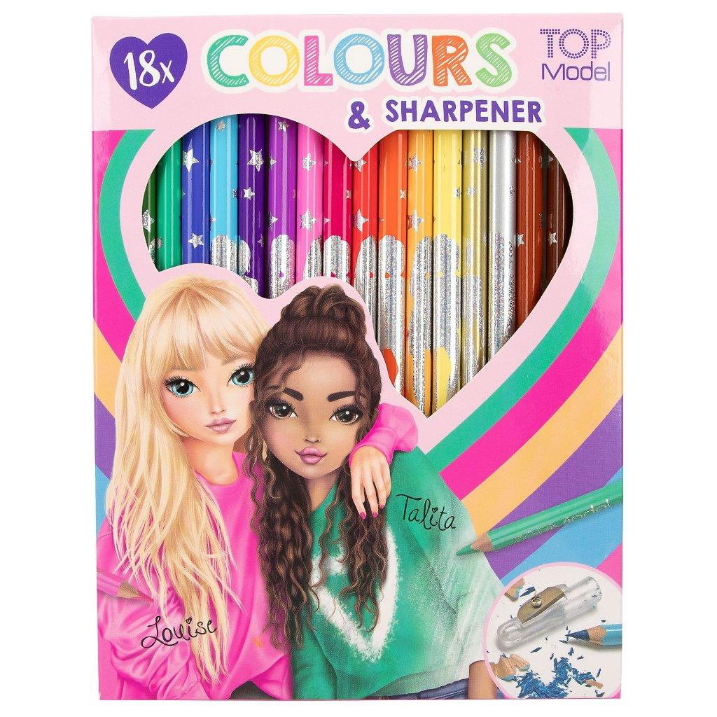 TOPModel 18 Colouring Pencils - Image 2