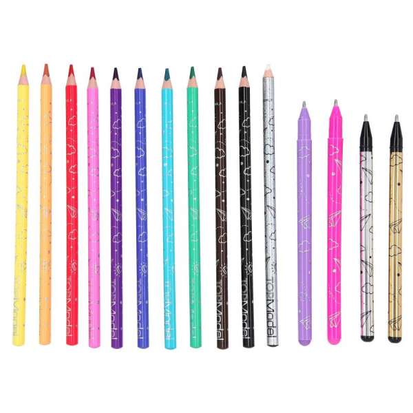 TOPModel Colouring Book with Pen Set - Image 4