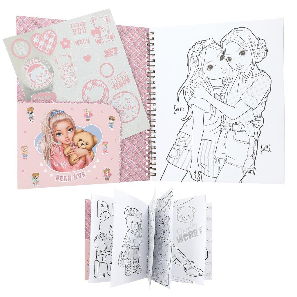 TOPModel Colouring Book Team Teddy - Image 3
