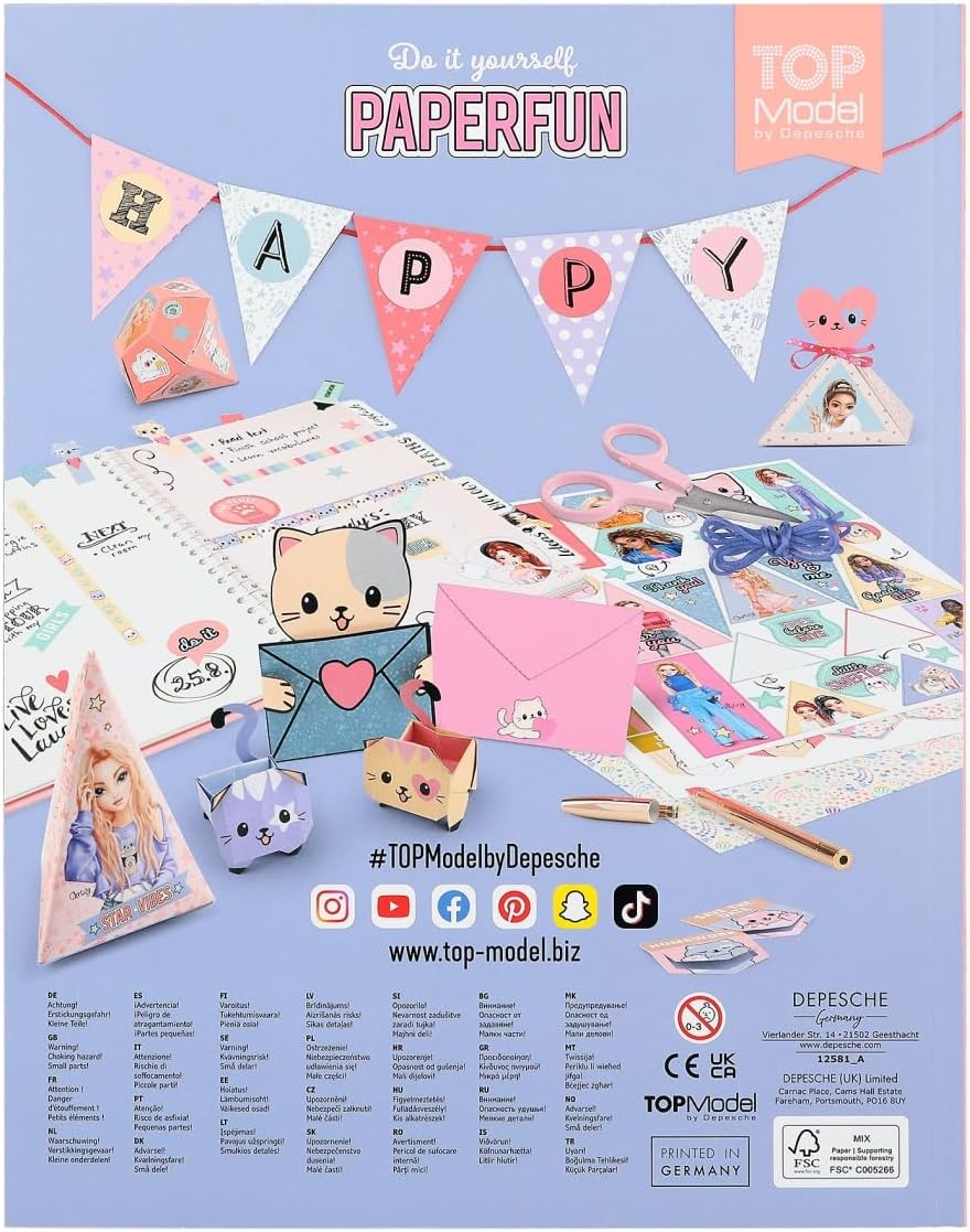 TOPModel DIY Paper Fun Book - Image 5
