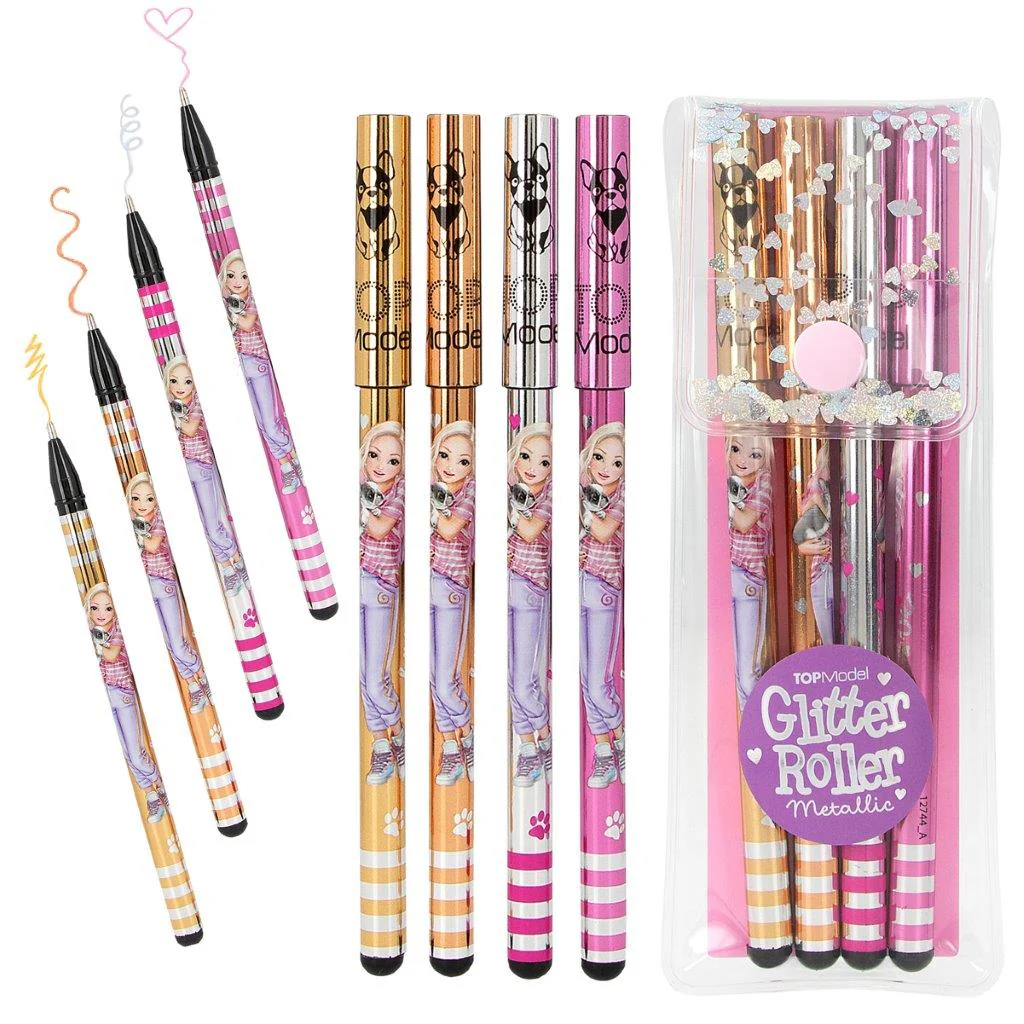 TOPModel Glitter Gel Metallic Pens - Image 4