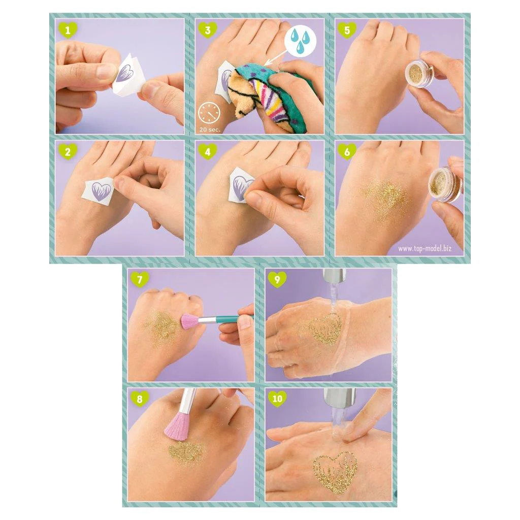 TOPModel Glitter Tattoo Set Fantasy - Image 5