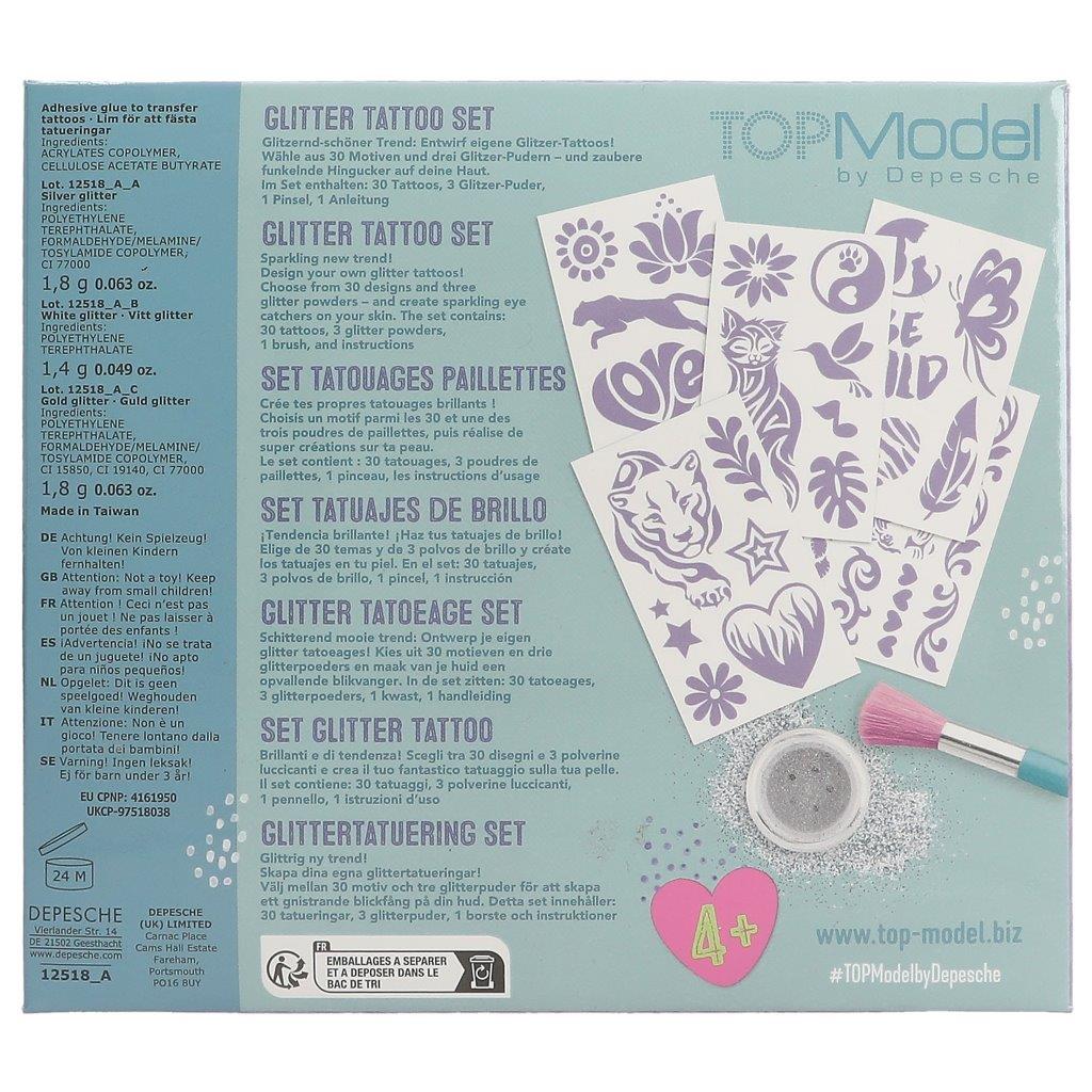 TOPModel Glitter Tattoo Set Fantasy - Image 6