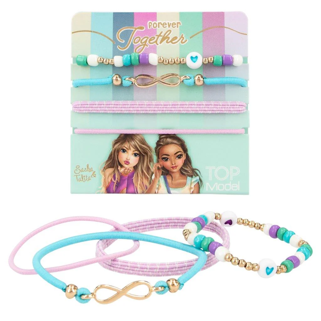 TOPModel Hairband And Bracelet Set Assortment - Image 4