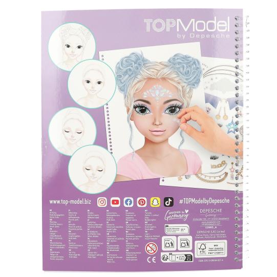 TOPModel Make Up Colouring Book - Image 3