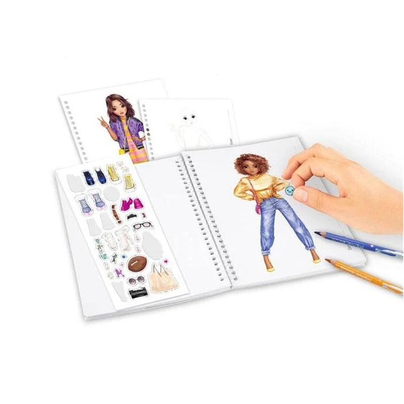 TOPModel Pocket Colouring Book - Image 3