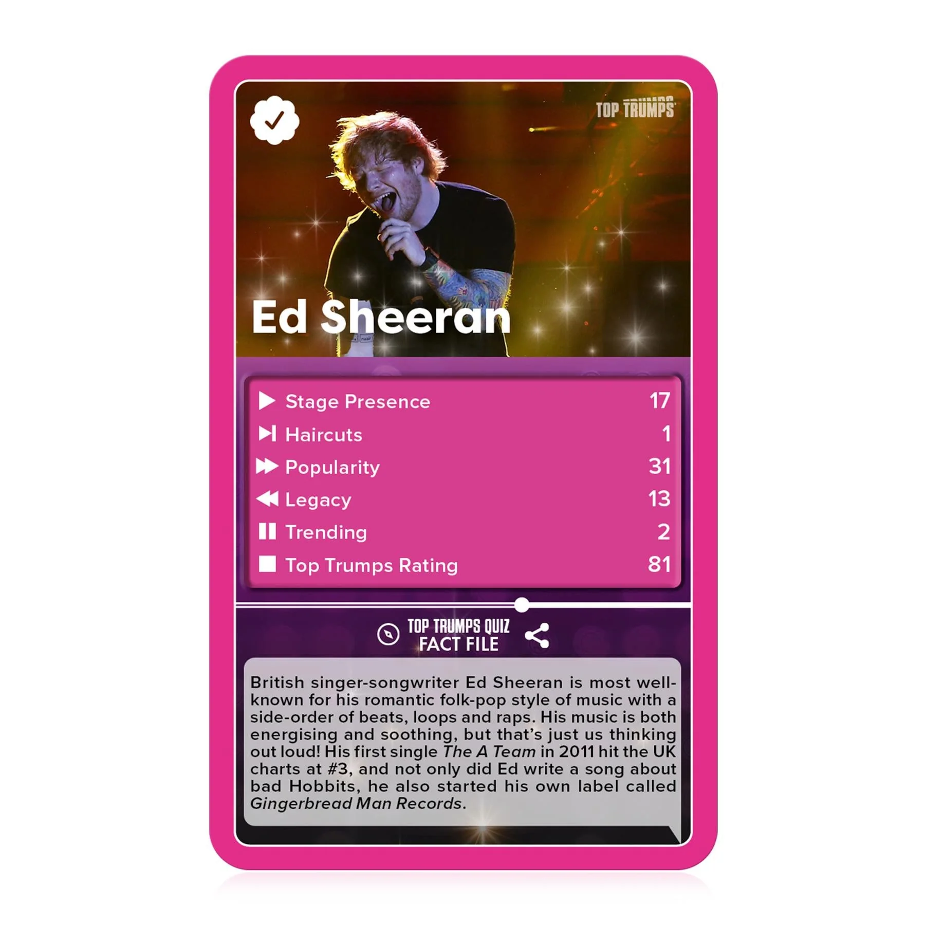 Top Trumps Popstars Specials - Image 2