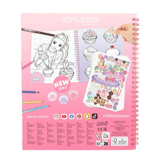 TOPModel Cake & Bake Colouring Book - Image 6