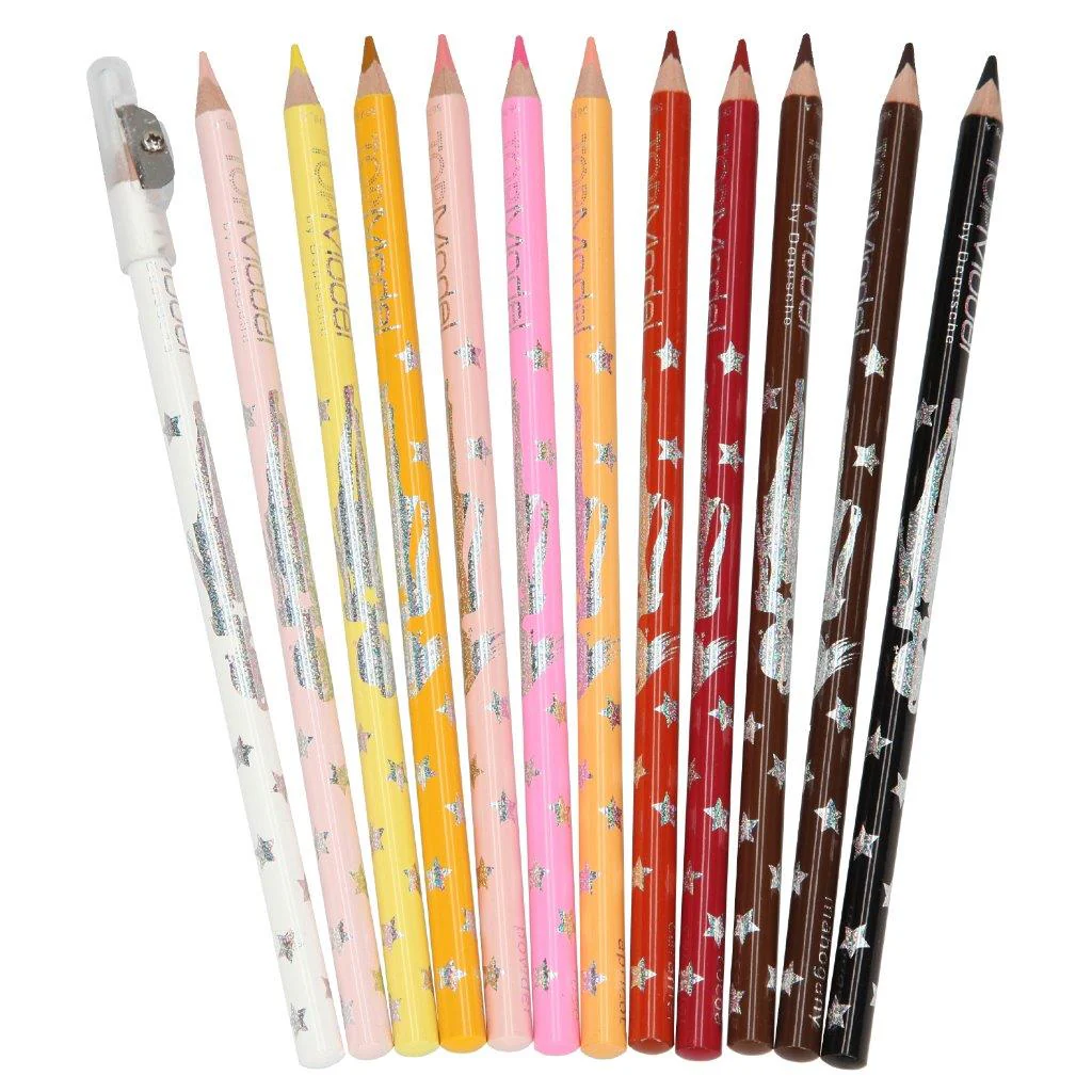 TOPModel Coloured Pencil Set (Skin And Hair Colours) - Image 2