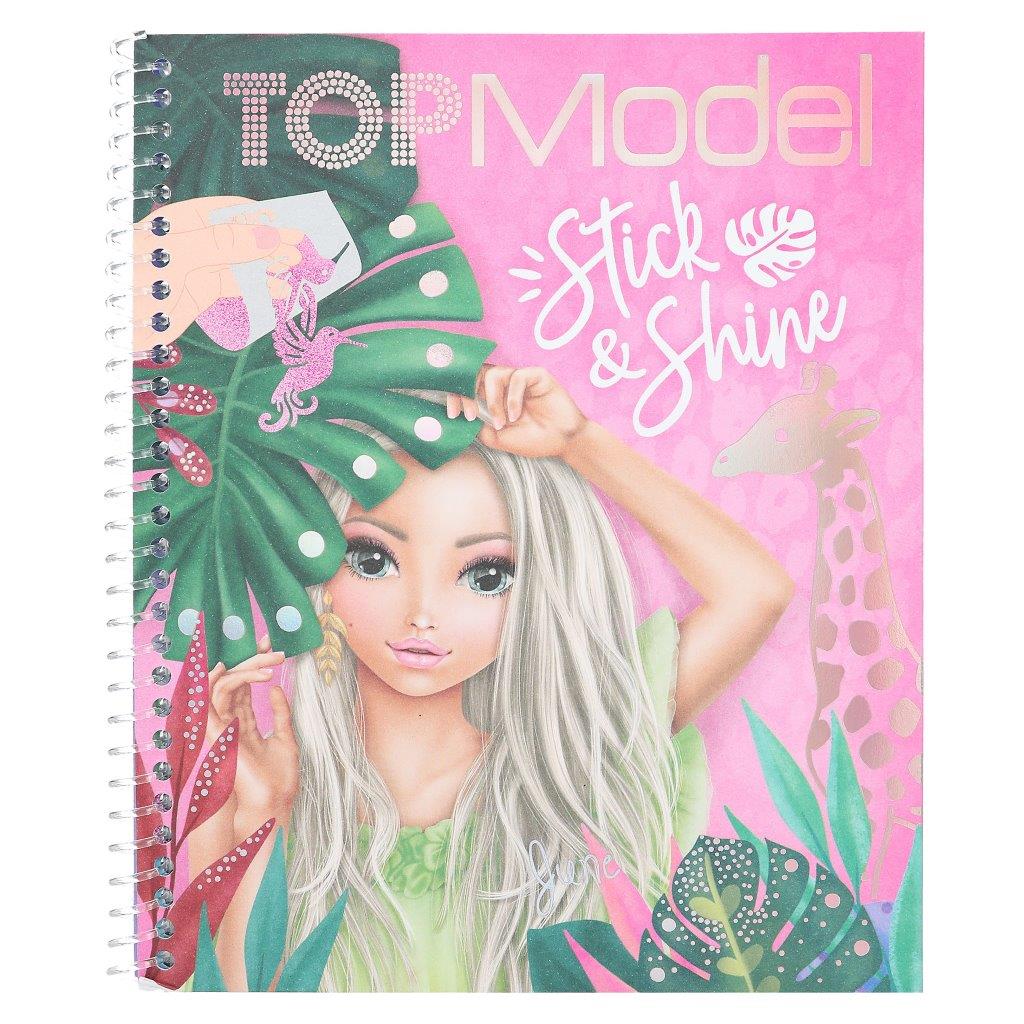 TOPModel Colouring Book Stick & Shine - Image 2