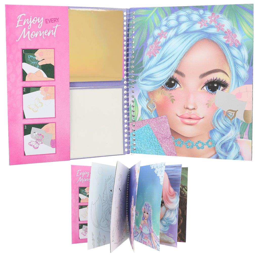 TOPModel Colouring Book Stick & Shine - Image 3