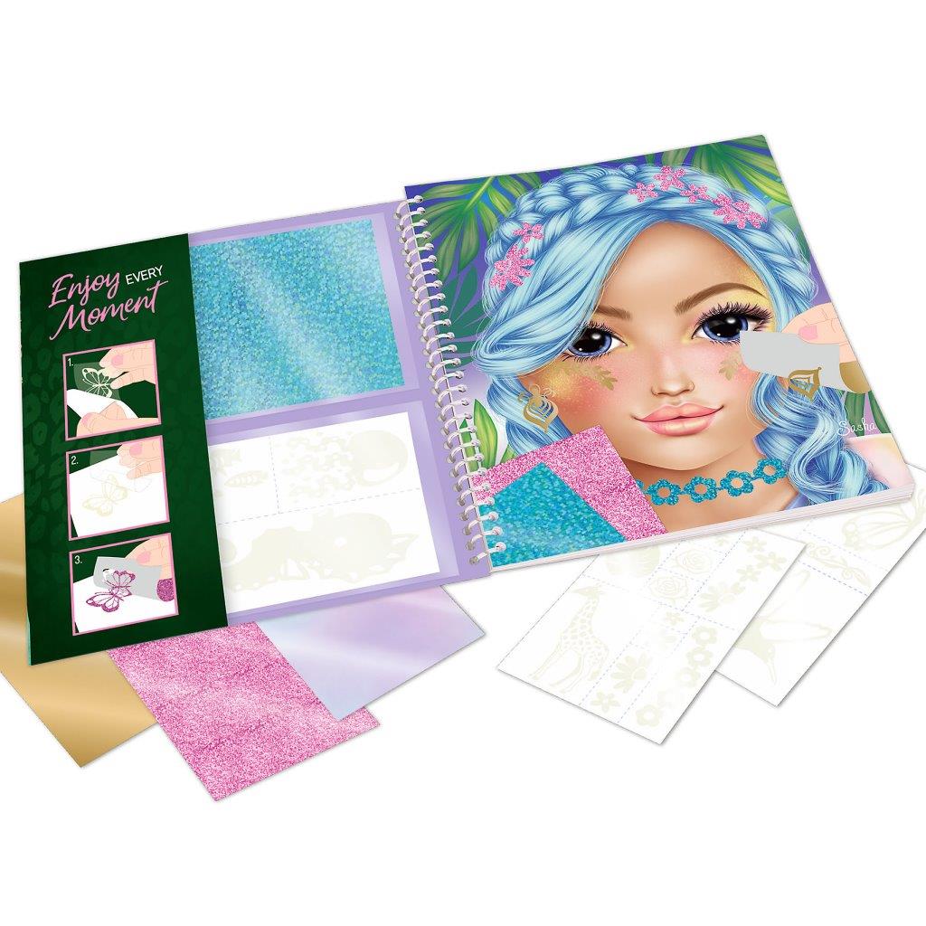 TOPModel Colouring Book Stick & Shine - Image 4