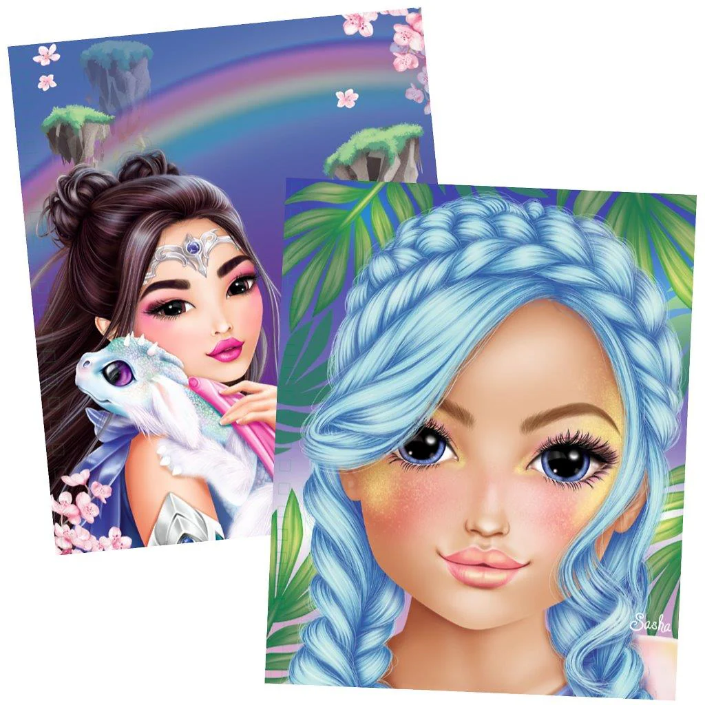 TOPModel Colouring Book Stick & Shine - Image 6