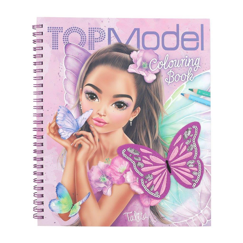 TOPModel Colouring Book With Sequins - Image 2